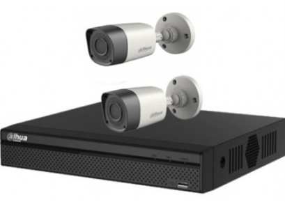 CCTV Package Dahua 4-CH DVR 2 PCS Camera 500GB HDD